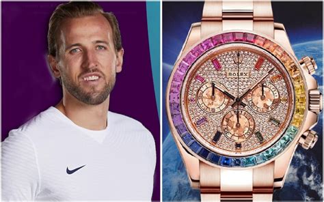 harry kanes rainbow rolex|England captain Harry Kane wears £520k rainbow Rolex in Qatar .